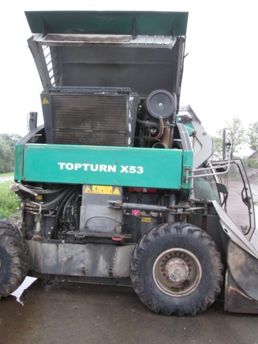 Самоходный ворошитель компоста (б/у) KOMPTECH TOPTURN X53