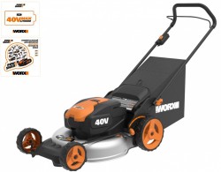 Аккумуляторная газонокосилка WORX WG751E