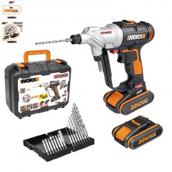 Дрель-шуруповерт аккумуляторная WORX Switchdriver WX176.2, 20В, 2Ач x1, кейс